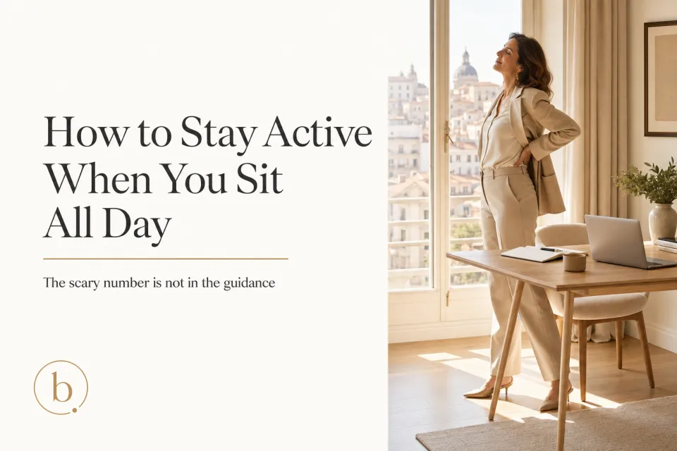 How to Stay Active When You Sit All Day