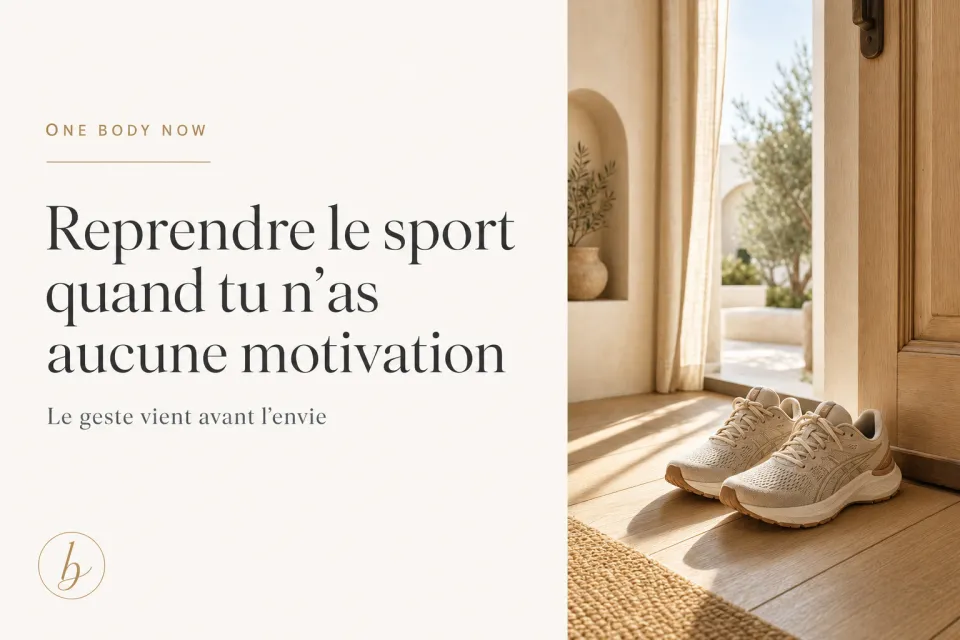 Reprendre le sport quand tu n'as aucune motivation