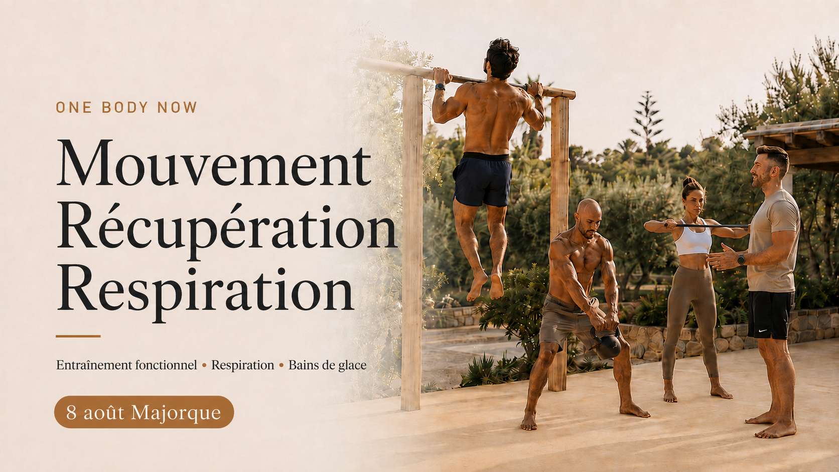 One Body : entraînement fonctionnel, respiration, bain glacé et brunch